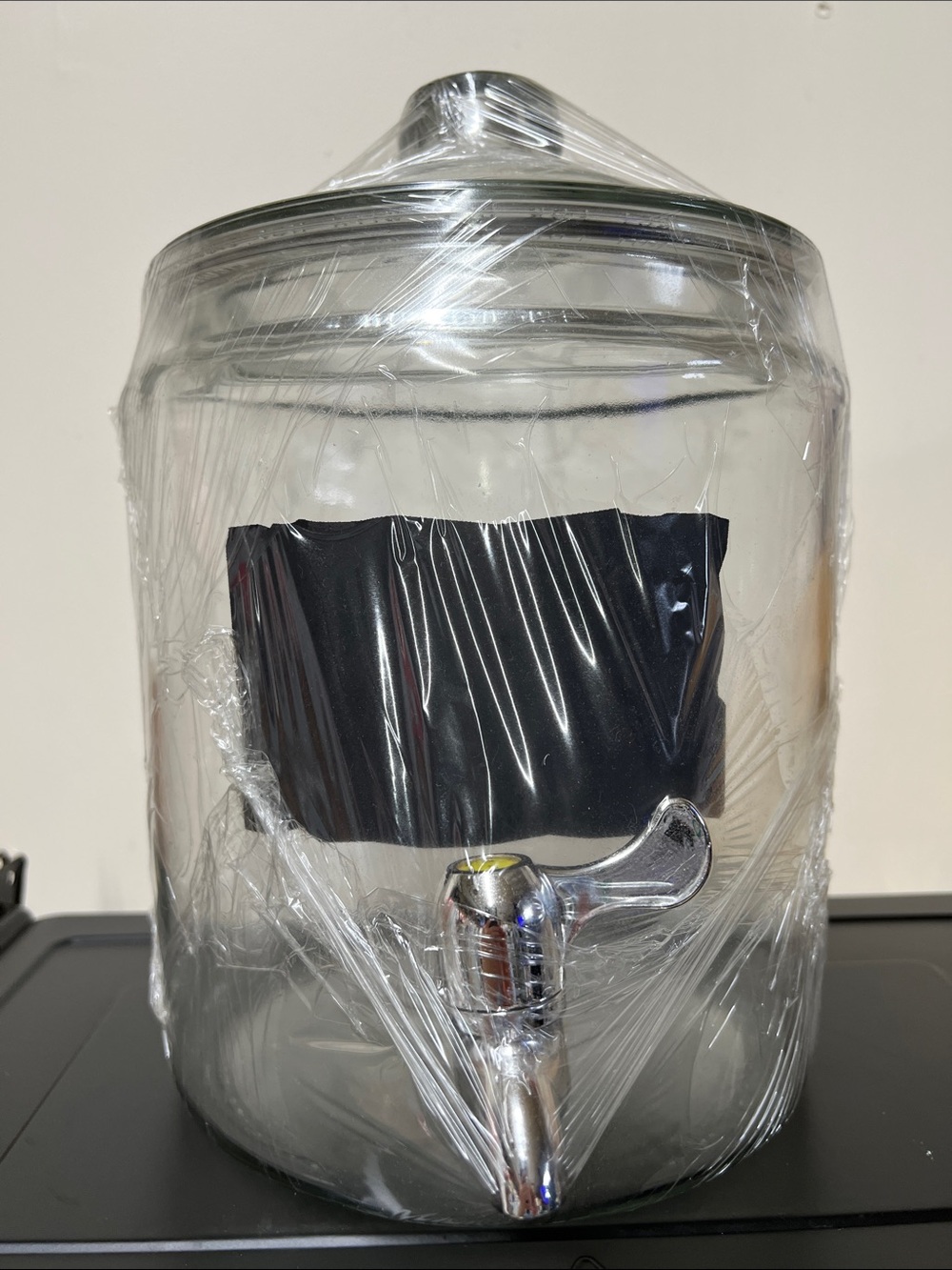 Target Clear Glass Beverage Dispenser with Silver Spigot